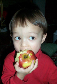 Äpple-ätare i 144 dpi