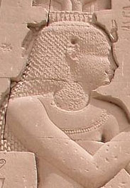 Kleopatra som relief